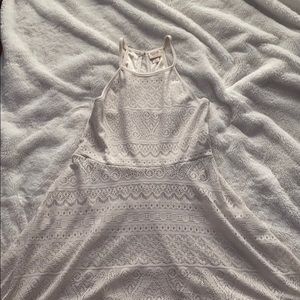 Off white pattern dress